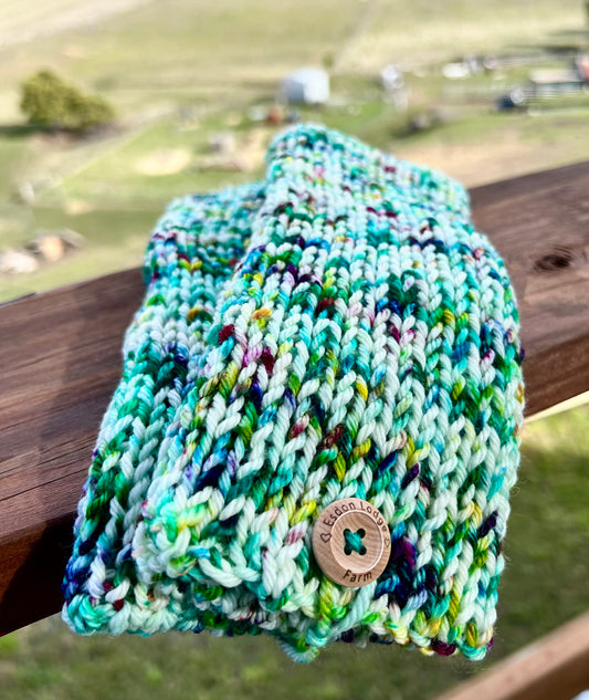 Fingerless Gloves Merino Wool- Tutti Frutti