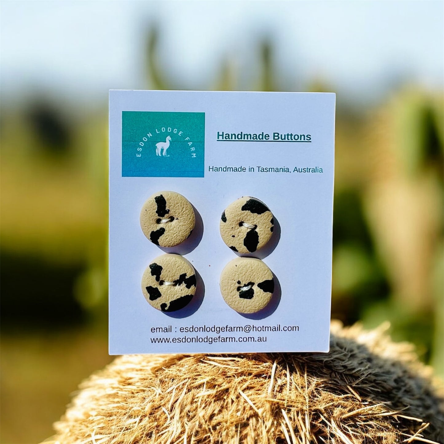 Handmade animal print Buttons