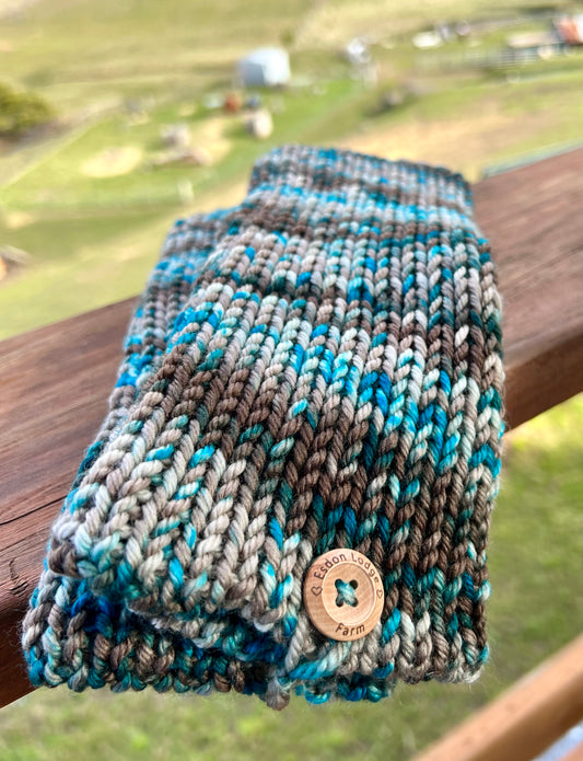 Fingerless Gloves Merino Wool- Kookaburra
