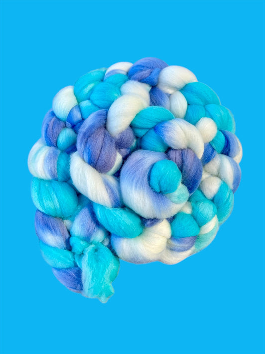 Merino Wool Top ( Roving ) - Cloudy Days
