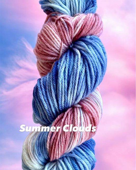 Summer Clouds 8Ply DK yarn