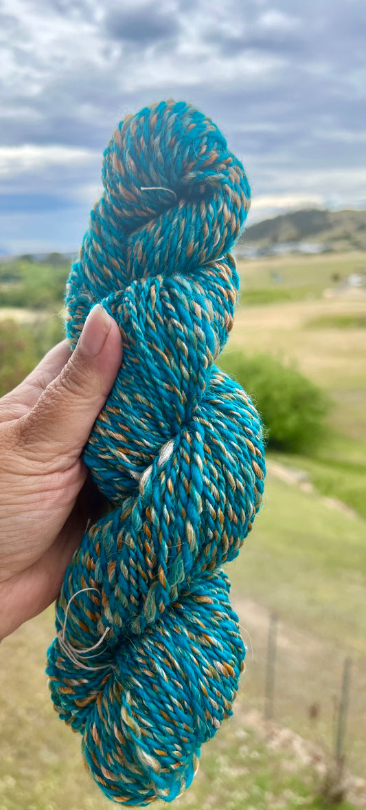 Summer by the Beach Hand Spun Yarn