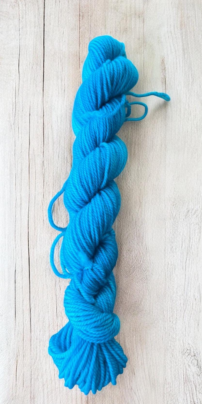 Ocean Blue  mini skein -4ply