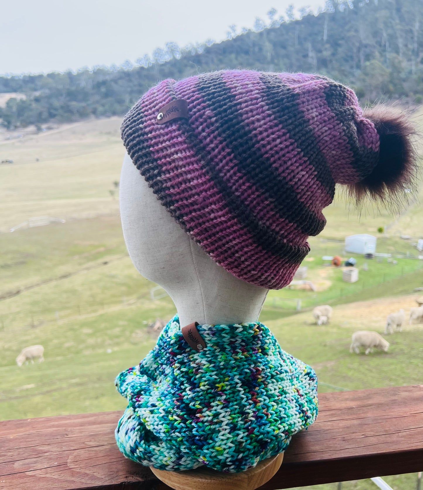 Australian Merino Wool Scarf - Tutti Frutti