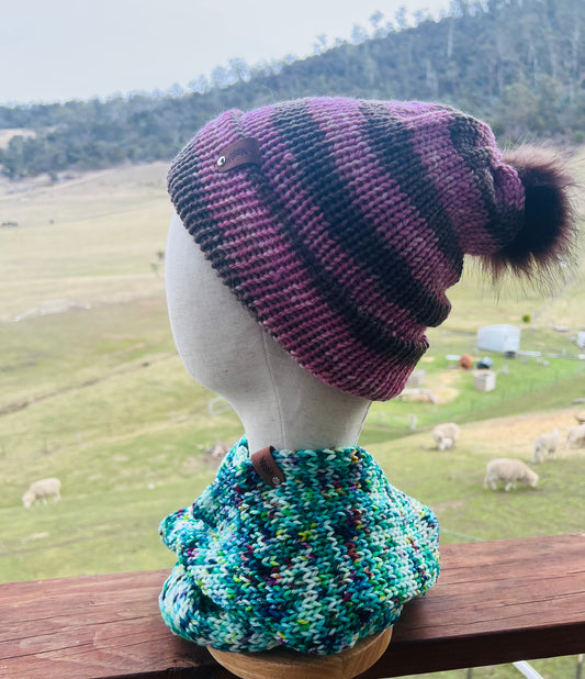 Australian Merino Wool Scarf - Tutti Frutti