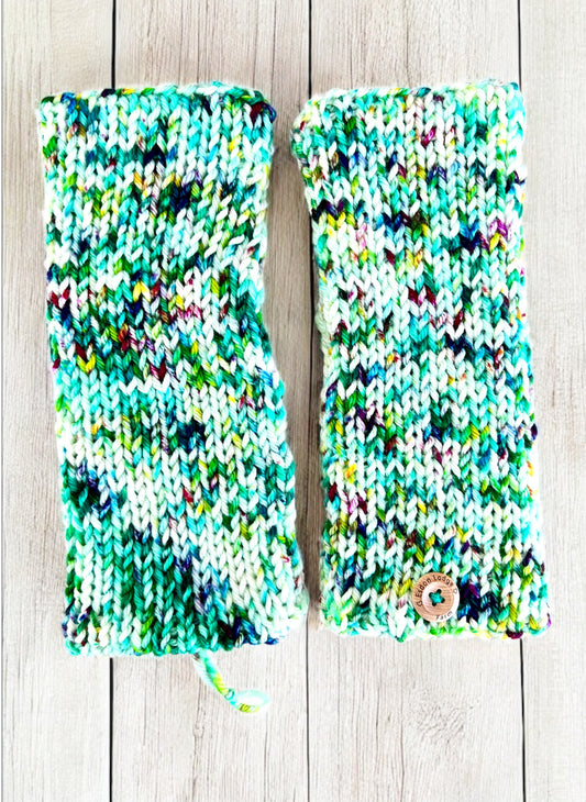 Fingerless Gloves Merino Wool- Tutti Frutti