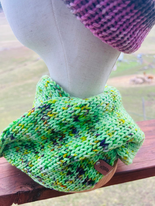 Australian Merino Wool  Scarf - Spring Garden