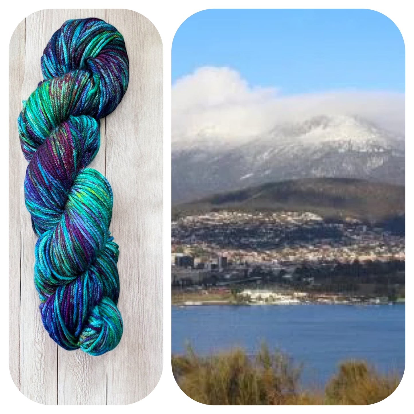 4ply Yarn Kunanyi Mountain