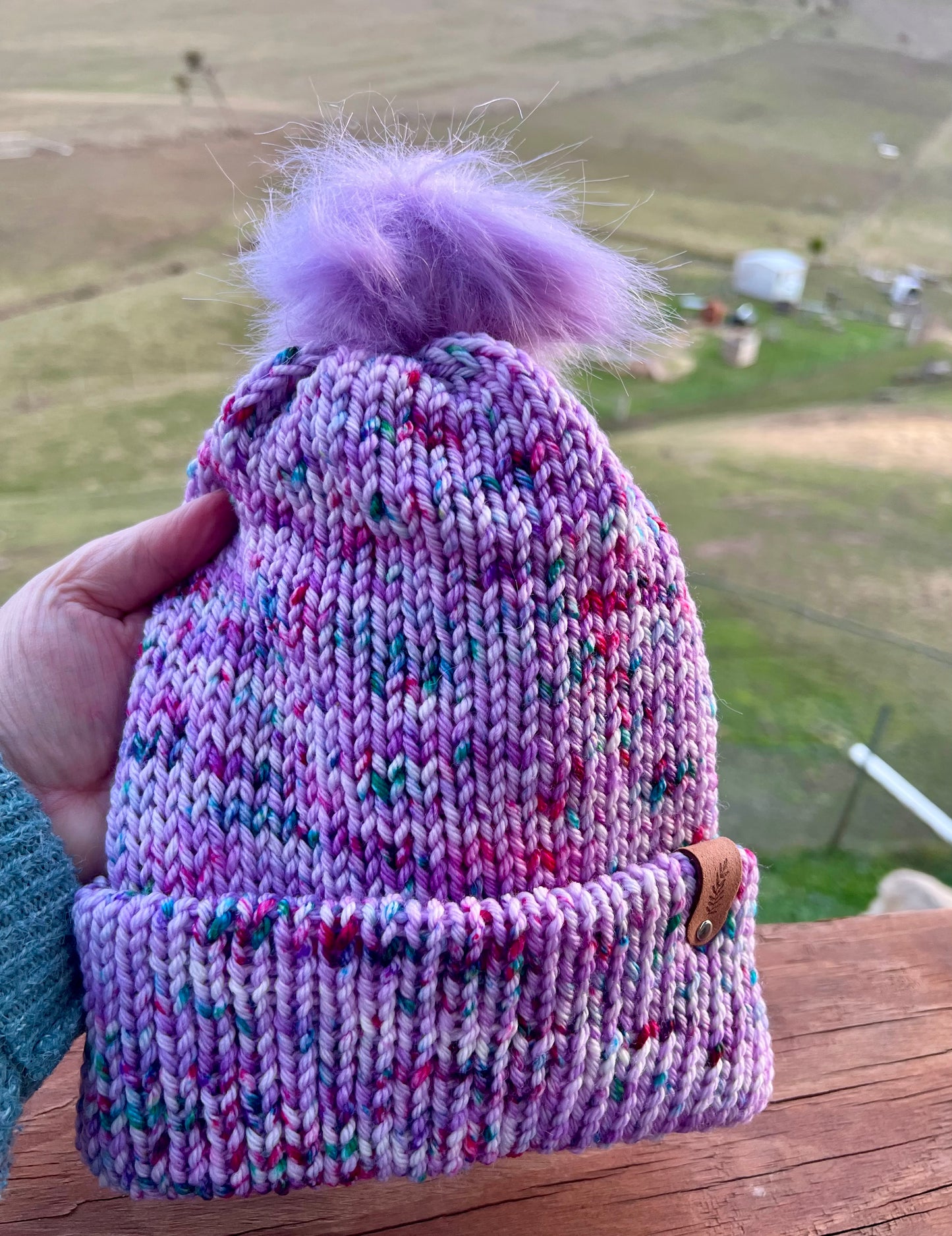 Lavender Green mini skein - 4ply