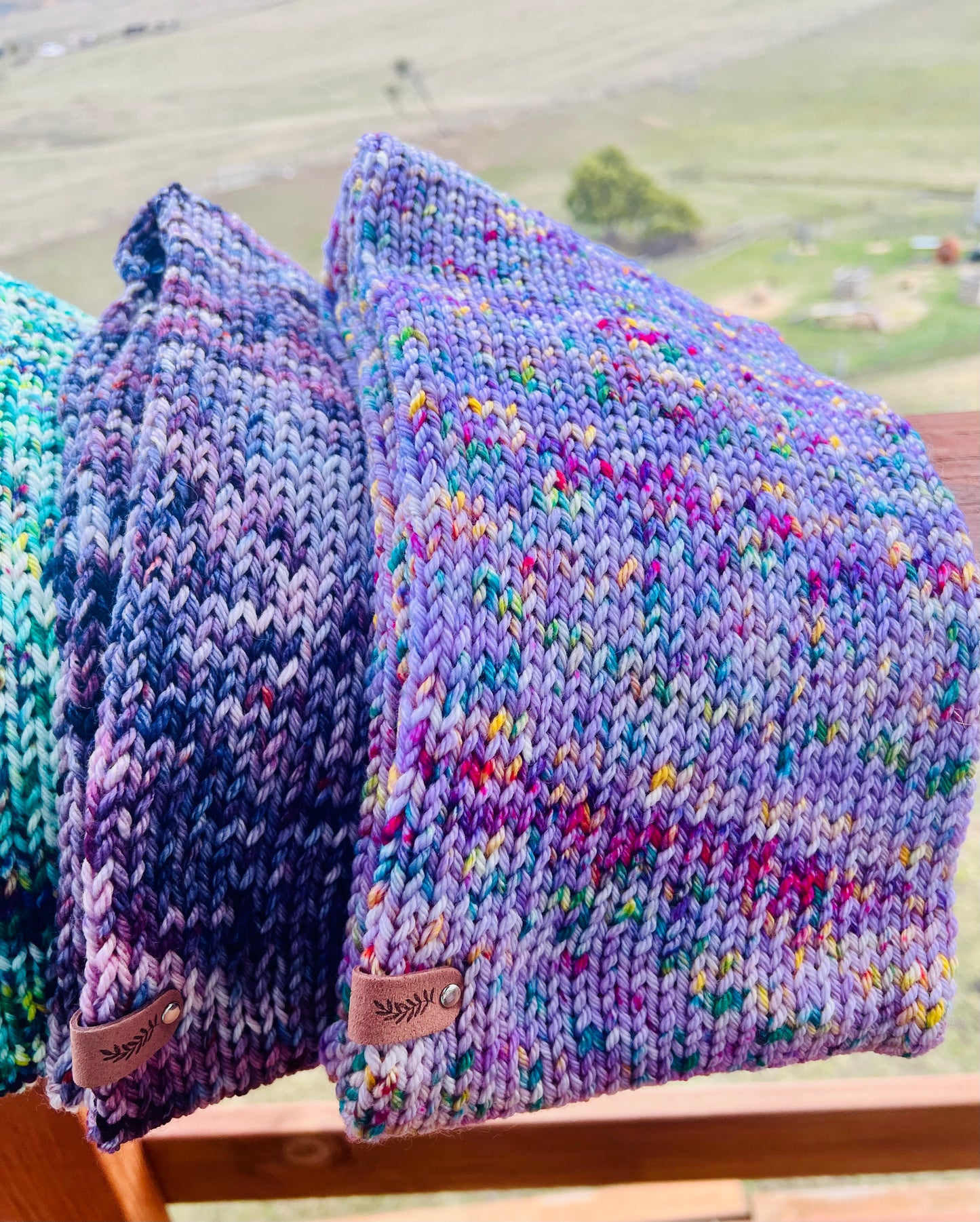 Australian Merino Wool Scarf - Bo Peep