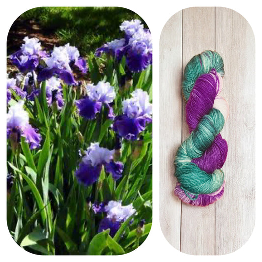 Country Iris - Sock yarn 4ply
