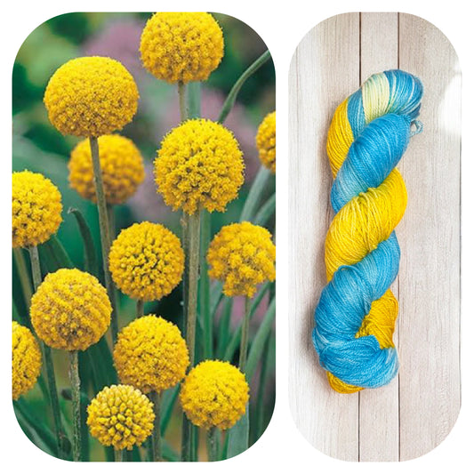 Bright Buttons -Sock yarn 4ply