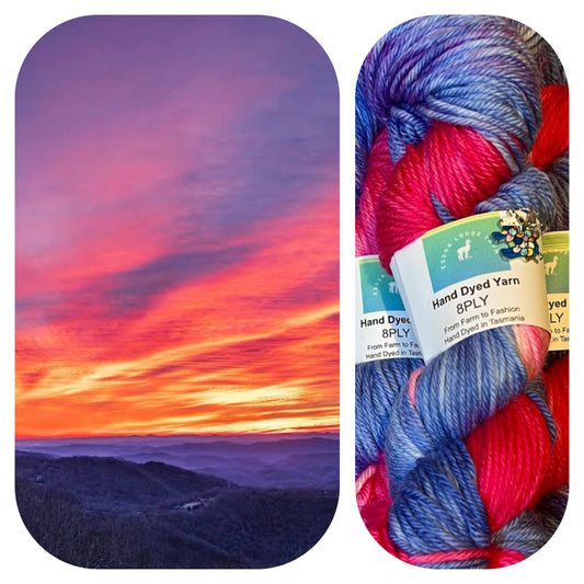 Winter Sky 8Ply (DK) Merino yarn