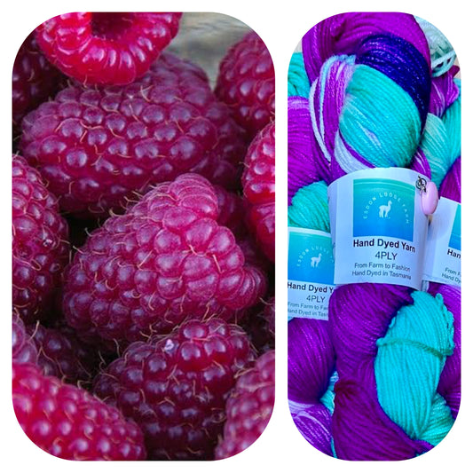 Raspberry Ripple 4Ply Yarn
