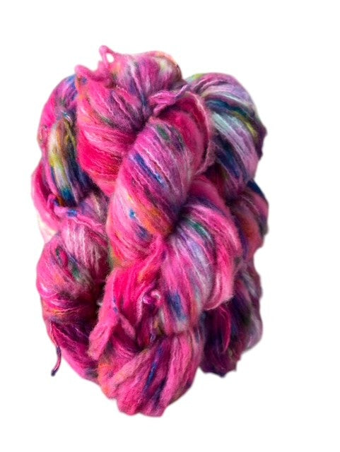 Speckled Pink 8ply(DK) Brushed Merino yarn
