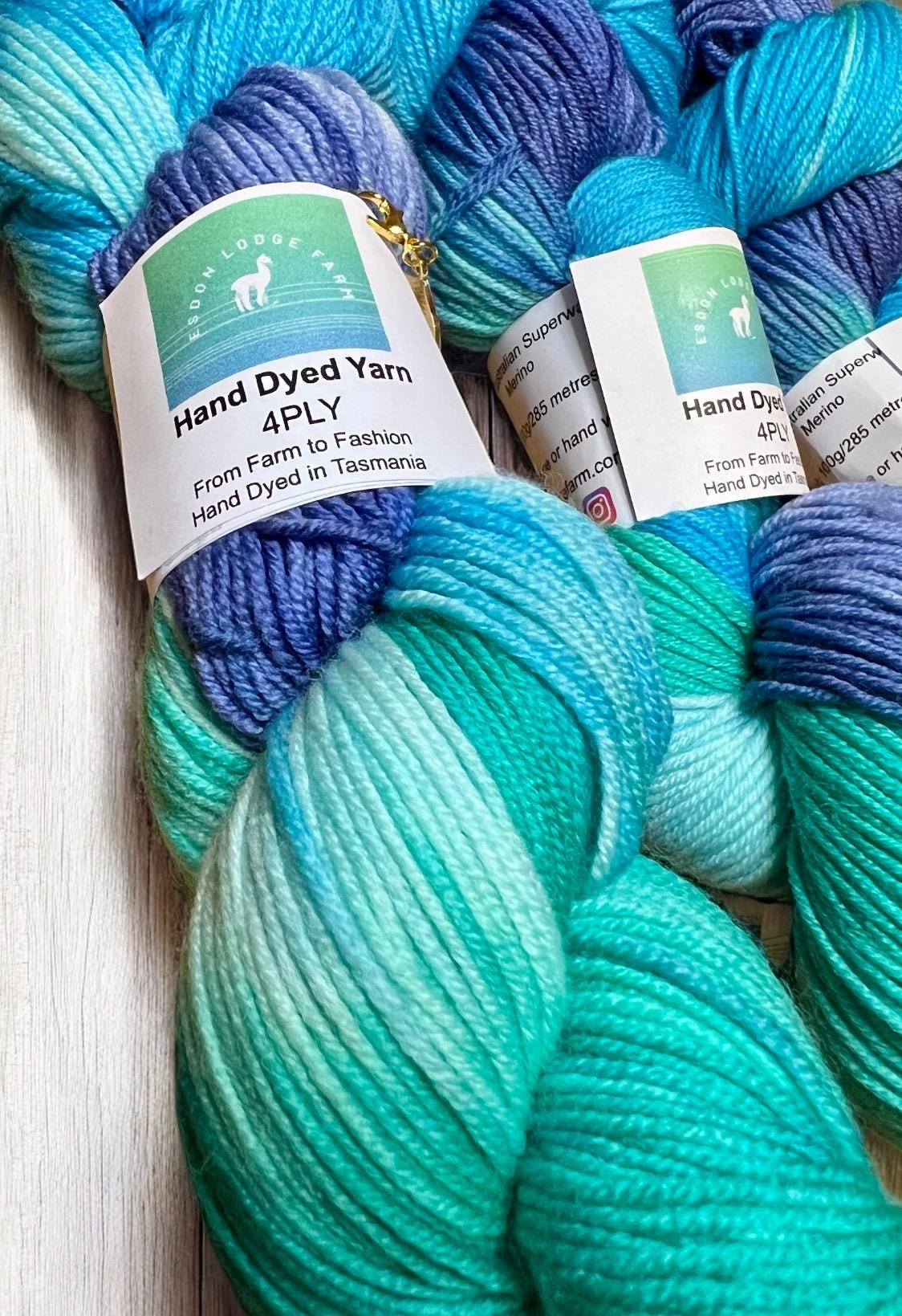 Bicheno Blue 4ply Yarn