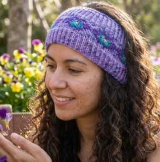Sheep Headband / Ear warmer - Pansy