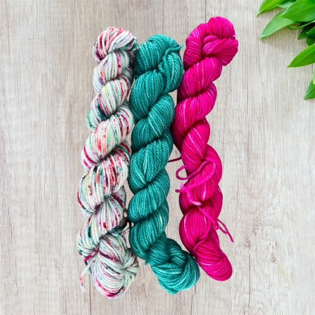 Summer Berries Punnet- 3x mini skeins