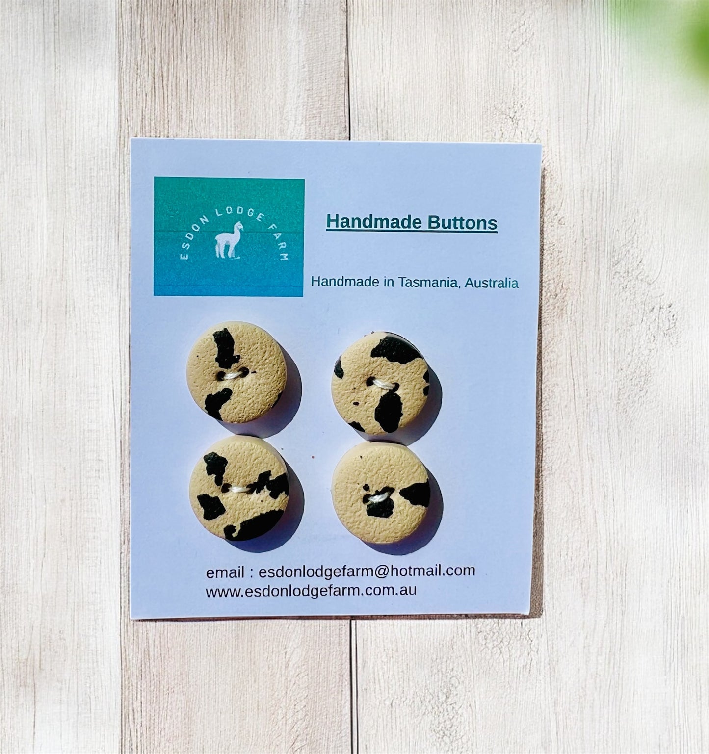 Handmade animal print Buttons