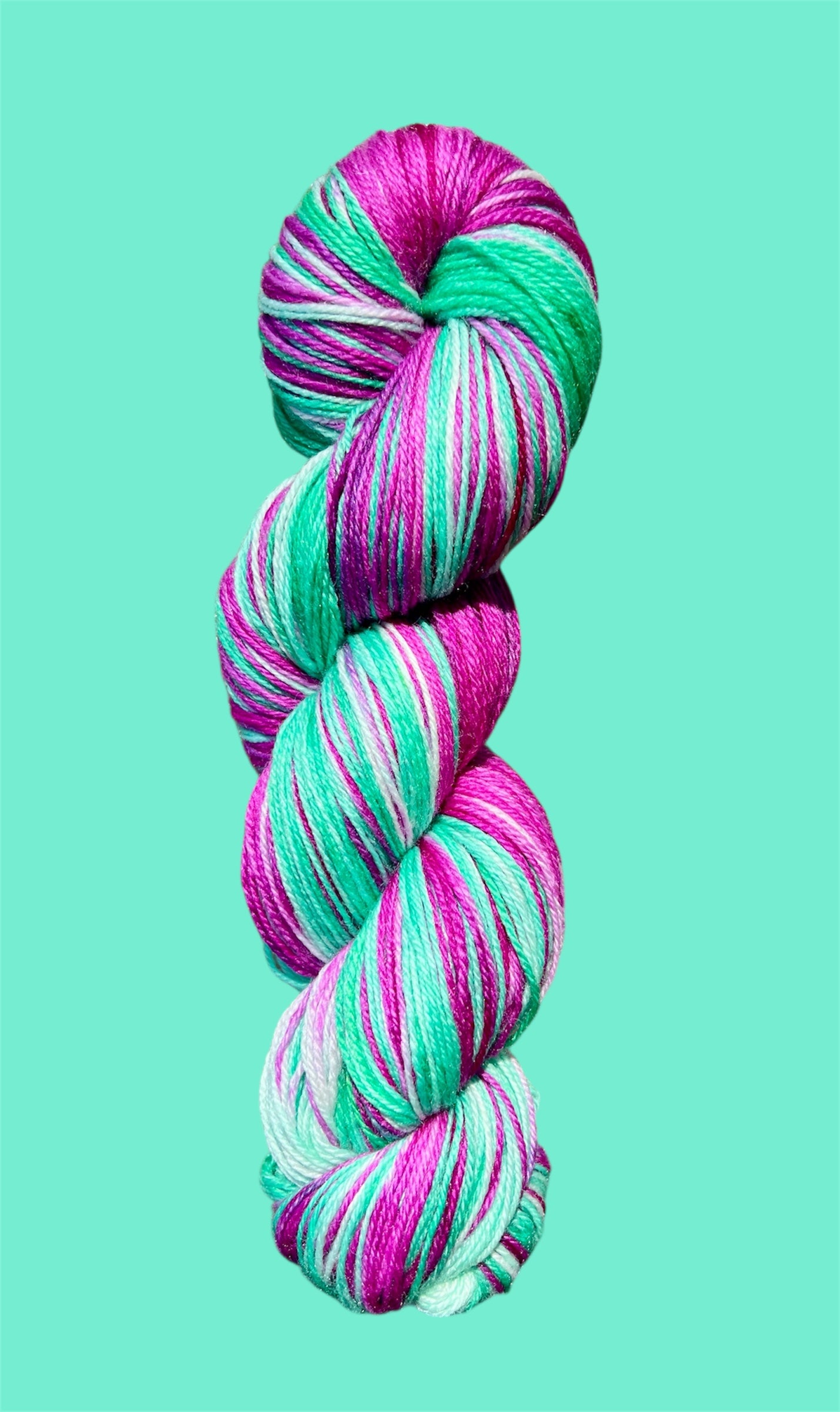 Raspberry Ripple - Sock Yarn