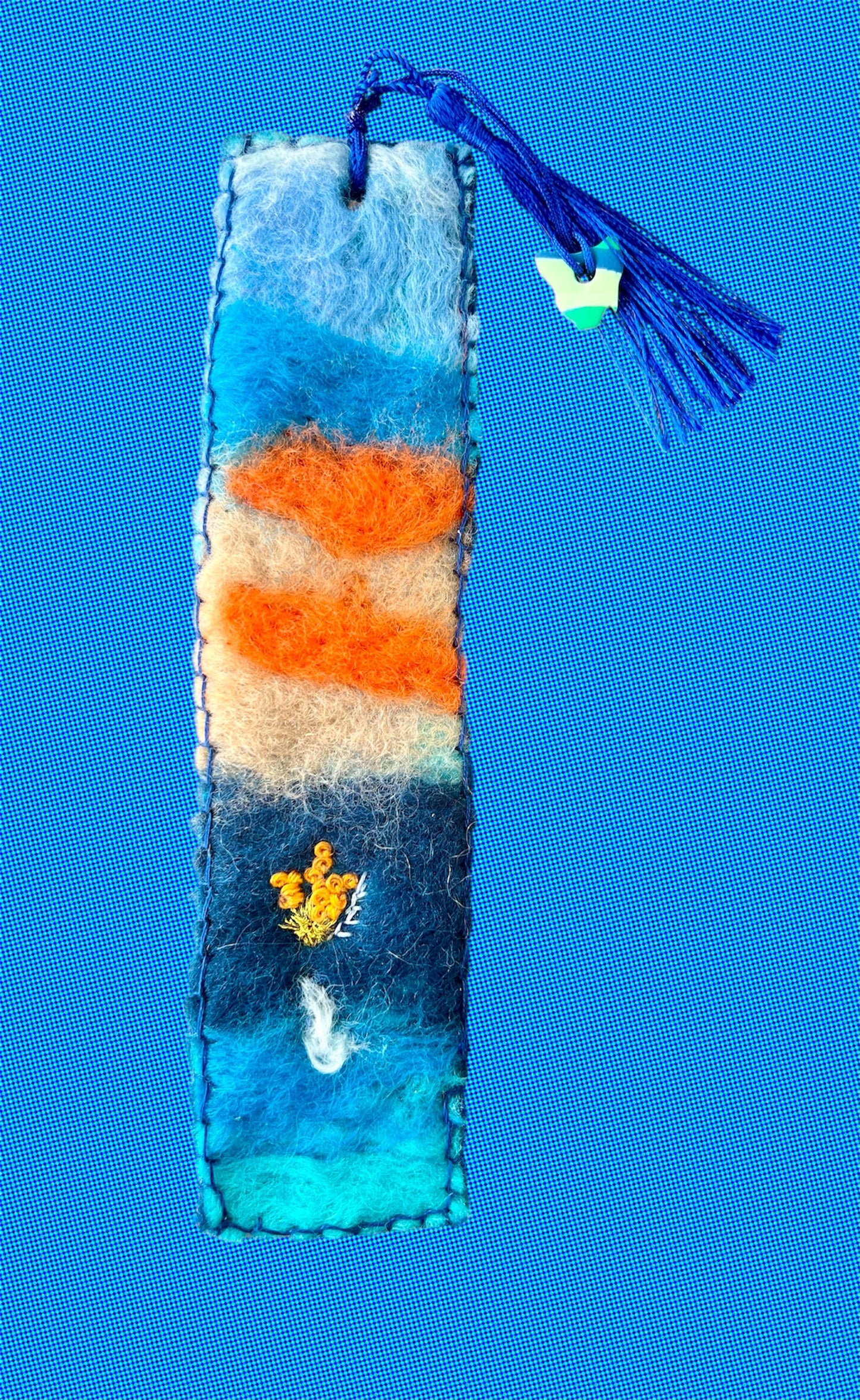 Felted Handmade Bookmark- Bicheno