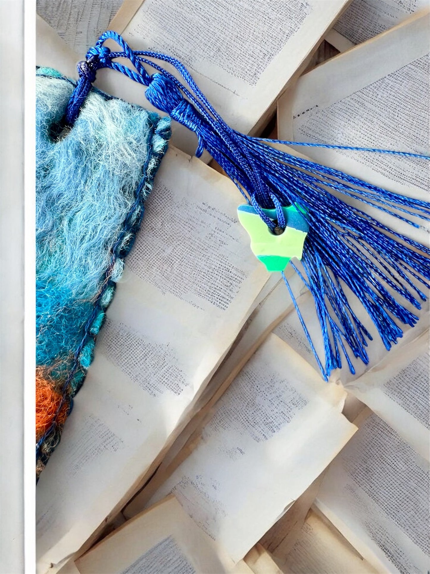 Felted Handmade Bookmark- Bicheno