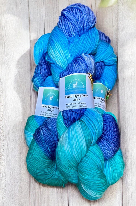 Bicheno Blue 4ply Yarn