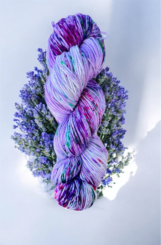 Soft Sock yarn 4ply - Lavender Green