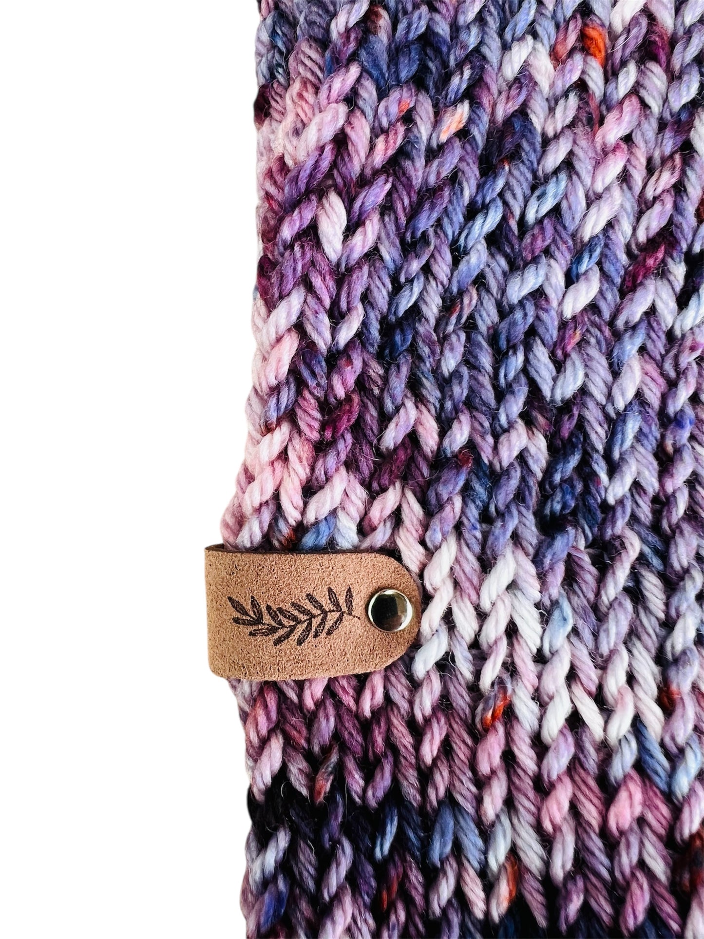 Australian Merino Wool Scarf - Mulberry