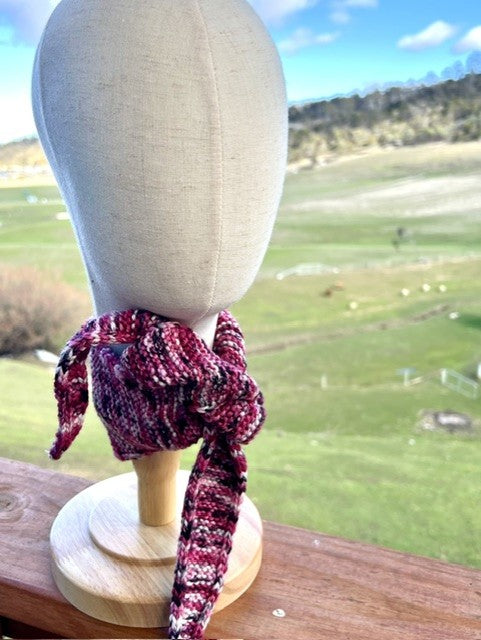 Sophie Style Scarf - Blackberry