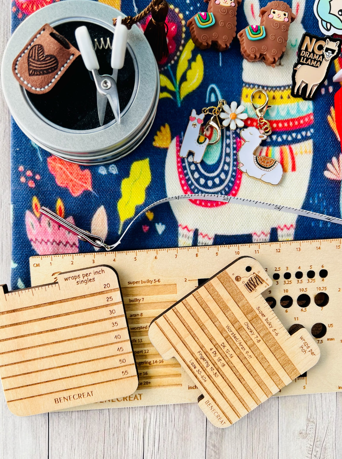 Knitting Notion Bag - Alpaca