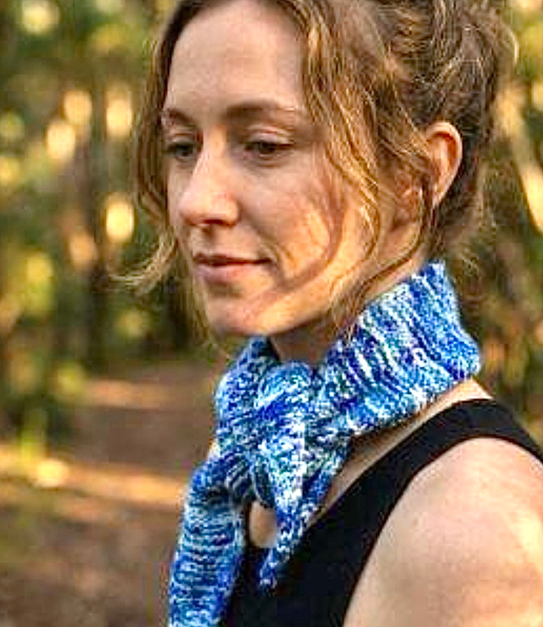 Sophie Style Scarf - Blueberry