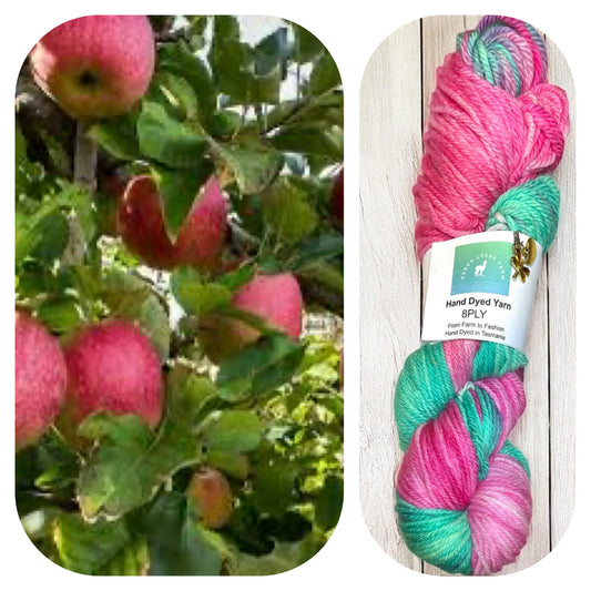 Pink Lady Apple DK 8ply yarn