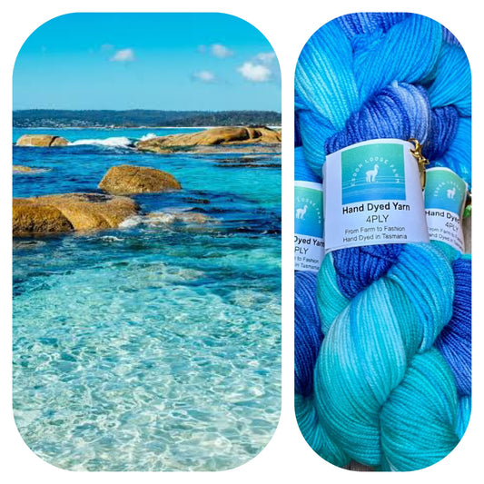 Bicheno Blue 4ply Yarn