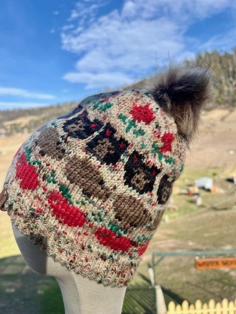Merino Wool Beanie - Tasmania Apple Isle
