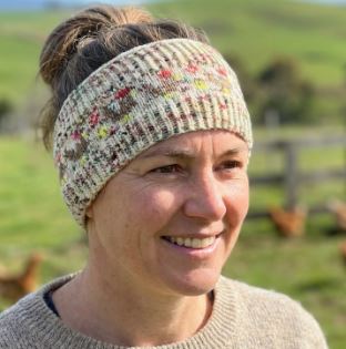 Sheep Headband / Ear warmer - Chicken