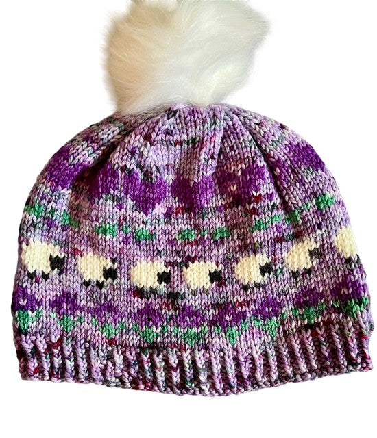 Merino Wool Child Beanie - Sheep