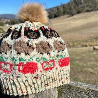 Merino Wool Child Beanie - Tasmania Apple Isle
