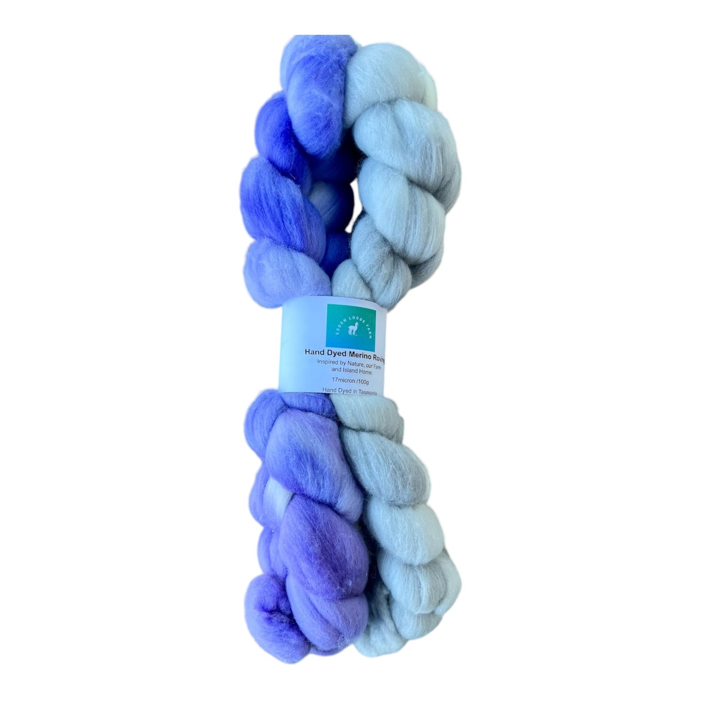 Rainbow Dreams 17.5 micron Wool Top (roving)