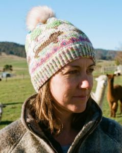 Merino Wool Beanie - Dachshund