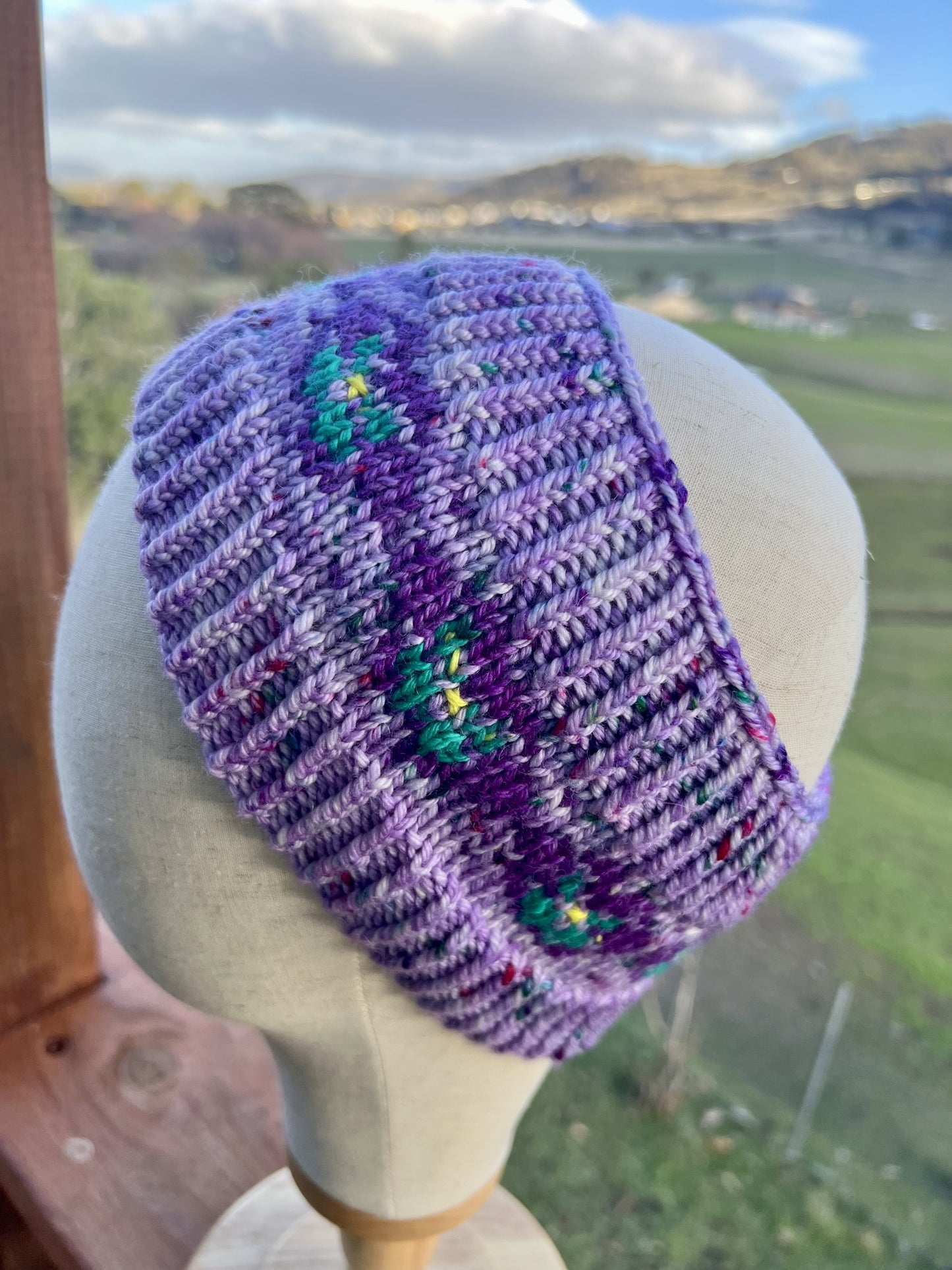 Sheep Headband / Ear warmer - Pansy