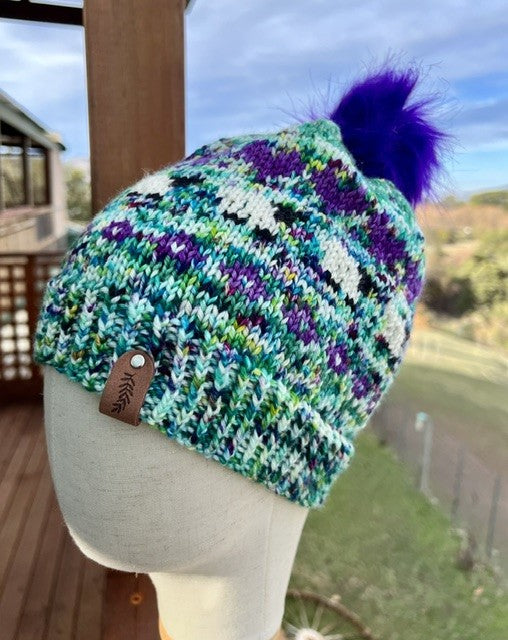 Merino Wool Beanie - Tutti Fruitti Sheep