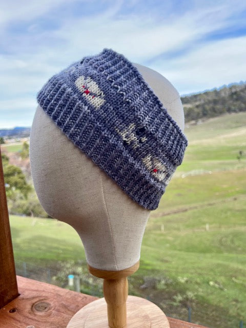 Sheep Headband / Ear warmer - Owl Mail