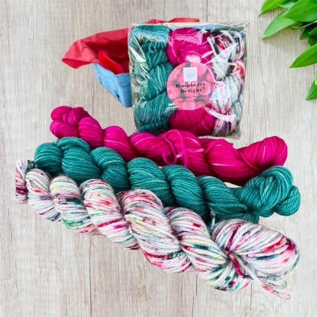 Summer Berries Punnet- 3x mini skeins
