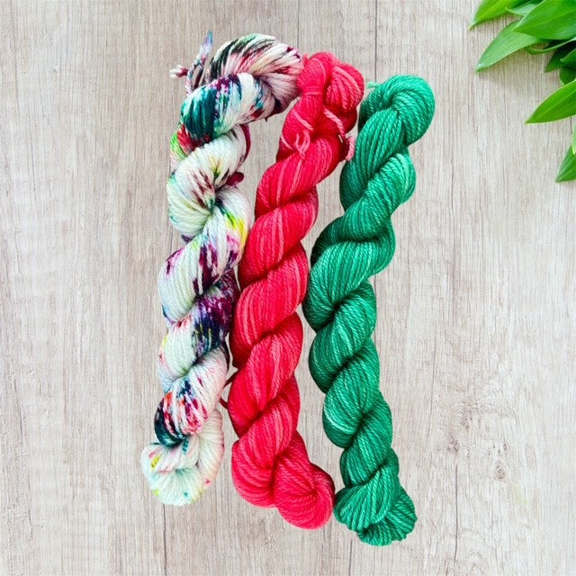 Summer Berries Punnet- 3x mini skeins