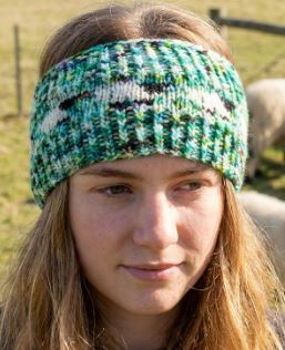 Sheep Headband / Ear warmer - Tutti Fruitti