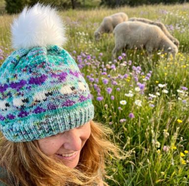 Merino Wool Beanie - Tutti Fruitti Sheep