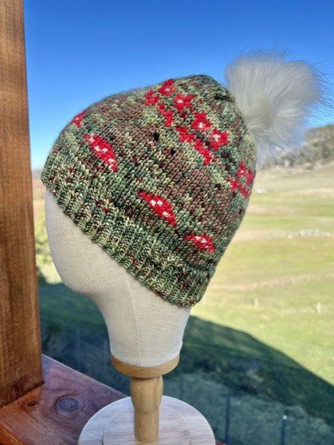 Merino Wool Beanie - Woodland